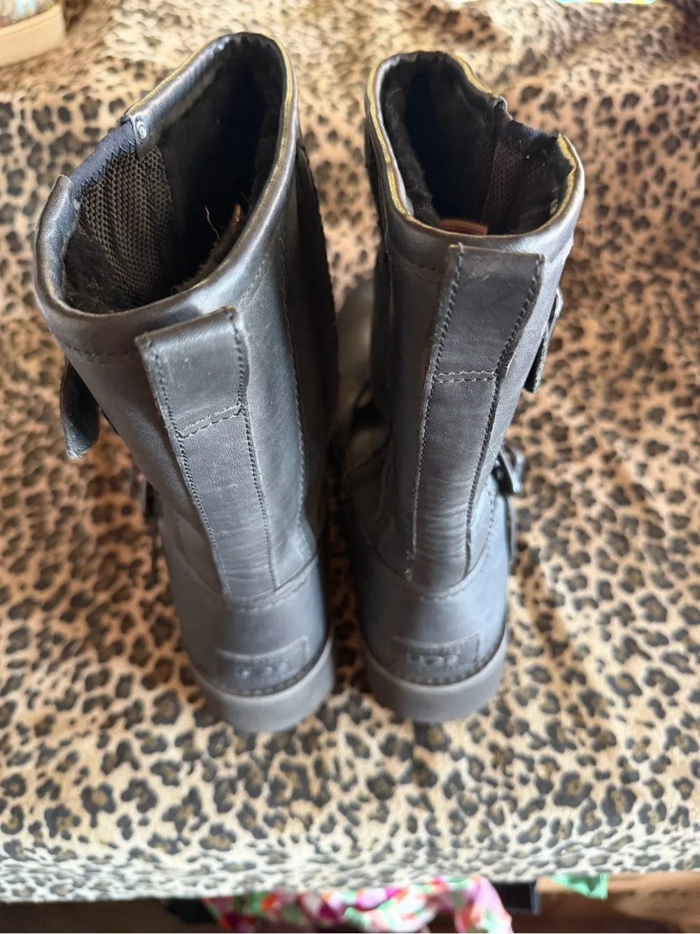UGG Rebel Biker Platforms